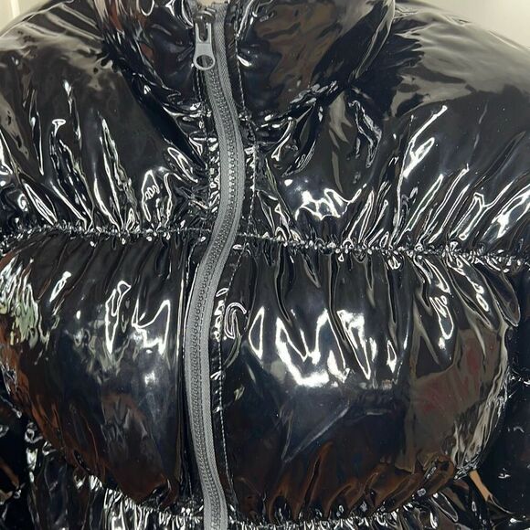 Steve Madden Eden Puffer Coat Black Nwt Size Small - Picture 3 of 8